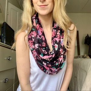 Charlotte Russe Floral Infinity Scarf